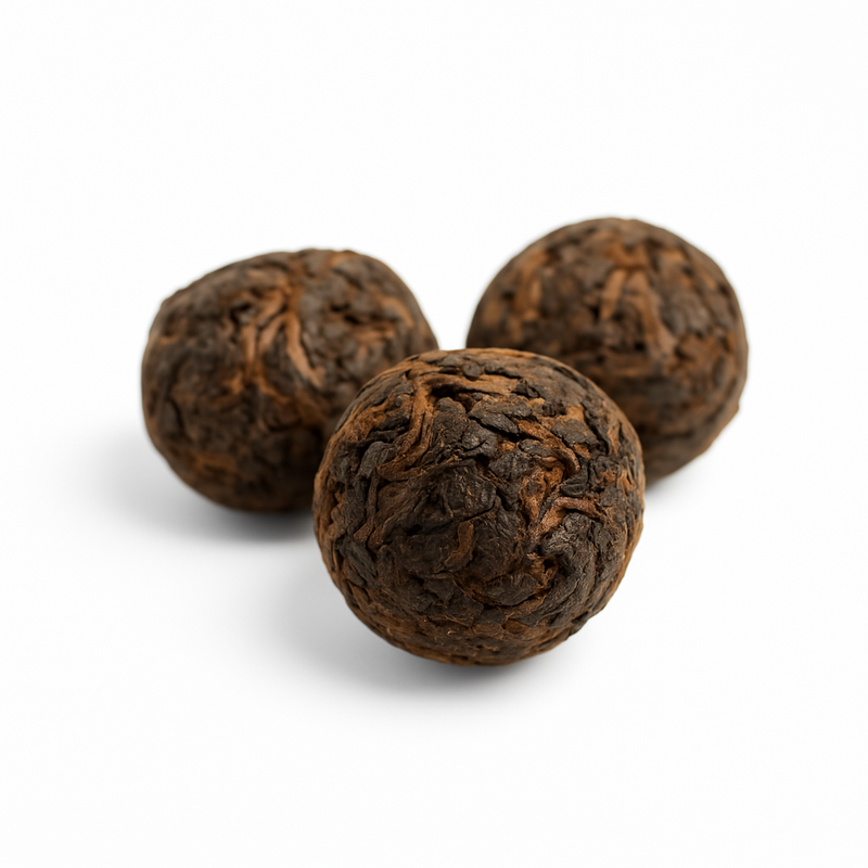 PU ERH SHOU DRAGON PEARLS