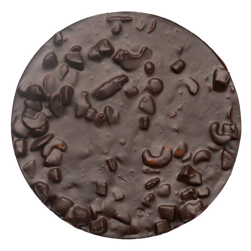 TUMŠĀ ŠOKOLĀDE (75%) AR ANANASIEM, MELONĒM UN INDIJAS RIEKSTIEM ''ŠOKOLĀDES JUPITERS'', 300 g