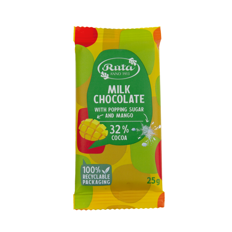 PIENA ŠOKOLĀDE AR MANGO, 25g