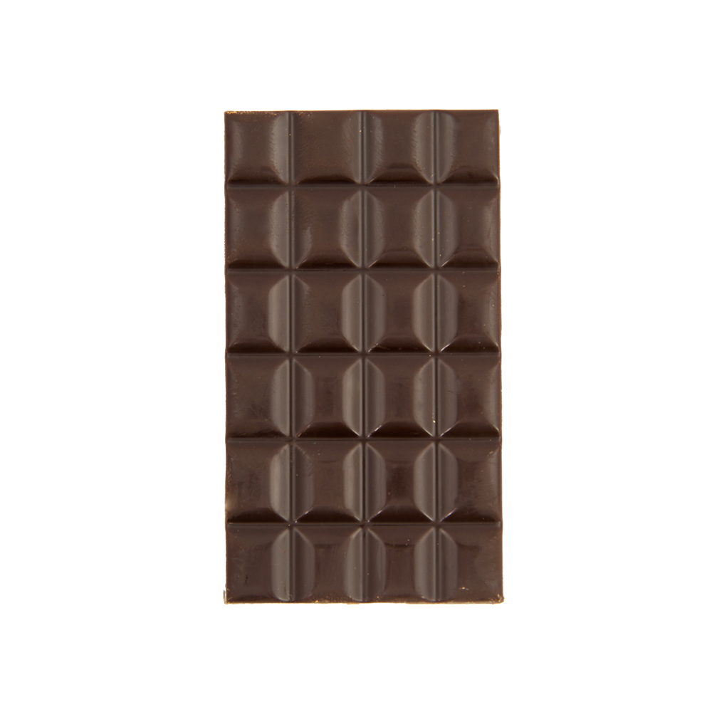 TUMŠĀ ŠOKOLĀDE (55%) AR VAFELĒM UN ZEMENĒM, 25g