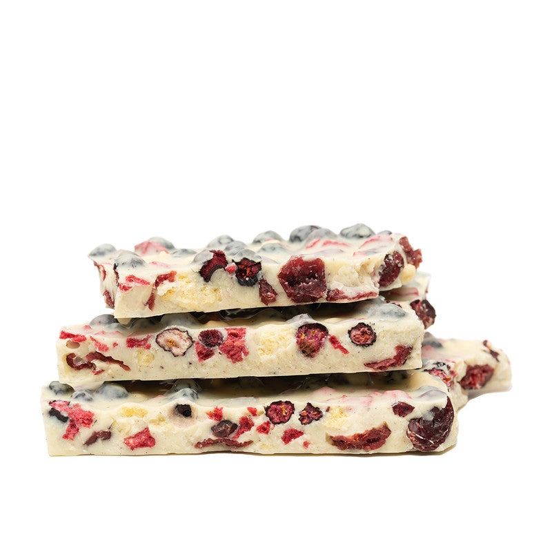 BALTĀ ŠOKOLĀDE AR OGĀM UN AUGĻIEM ''ŠOKOLĀDES SAULE'', 300 g