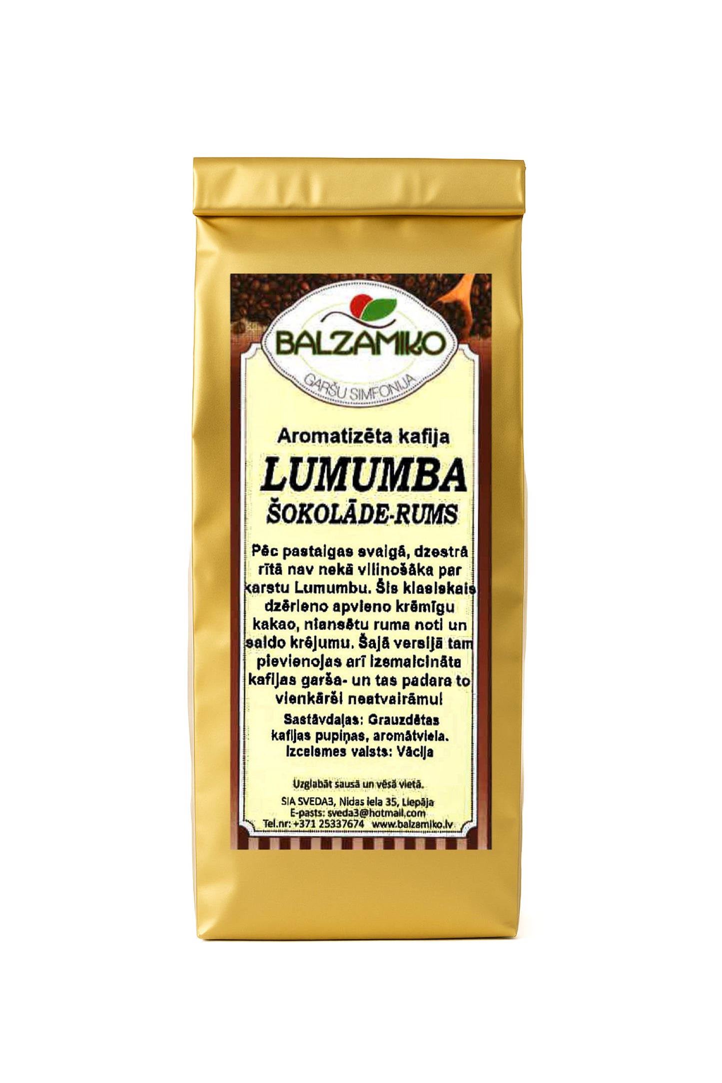 LUMUMBA (ŠOKOLĀDES UN RUMA GARŠAS)