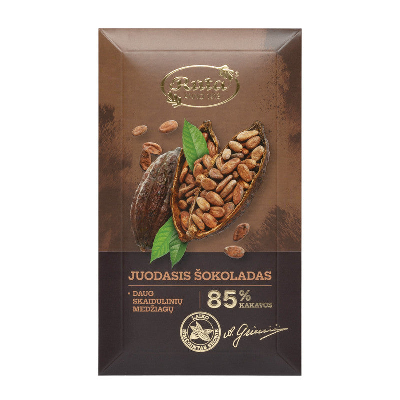 TUMŠĀ ŠOKOLĀDE (85%), 90g