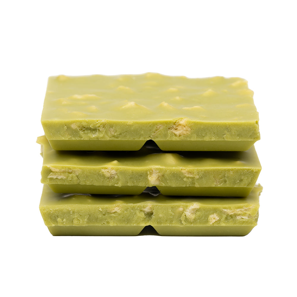 BALTĀ ŠOKOLĀDE AR CITRONU UN ZAĻO TĒJU, 100g