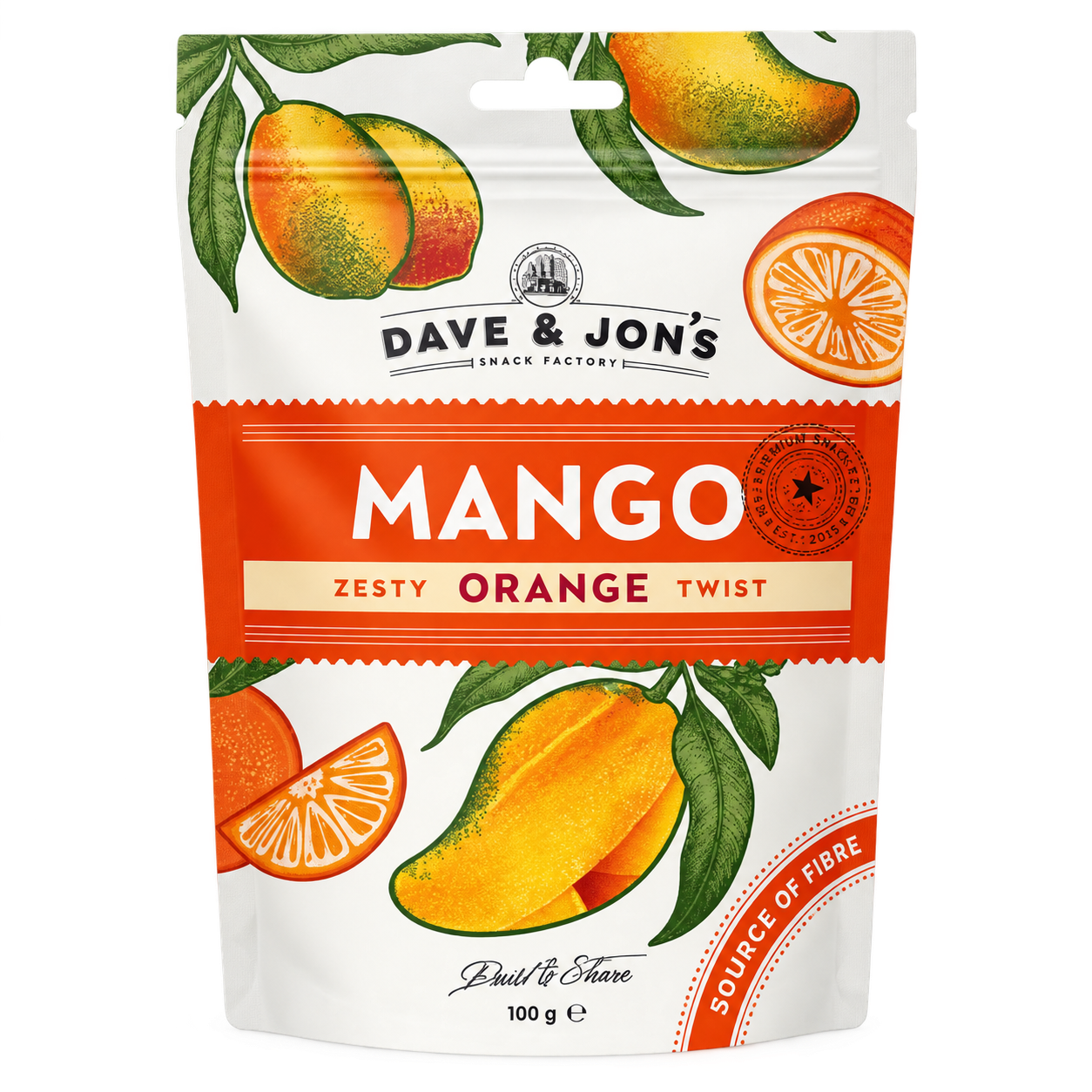 DAVE & JON'S MANGO ORANGE TWIST, 100g