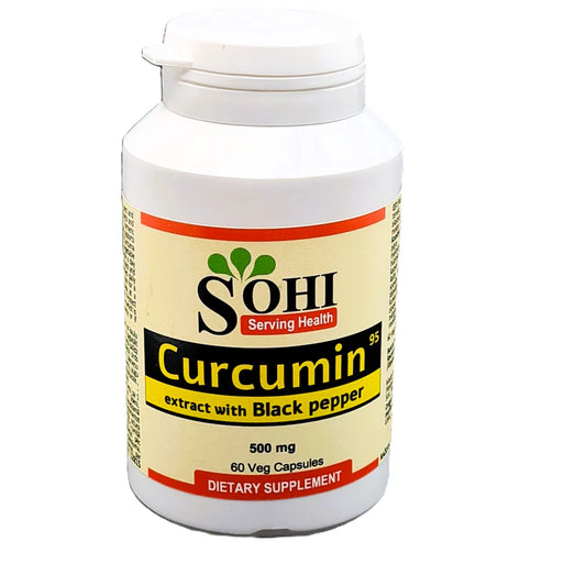 KURKUMĪNA EKSTRAKTS AR MELNIEM PIPARIEM, 60 KAPSULAS