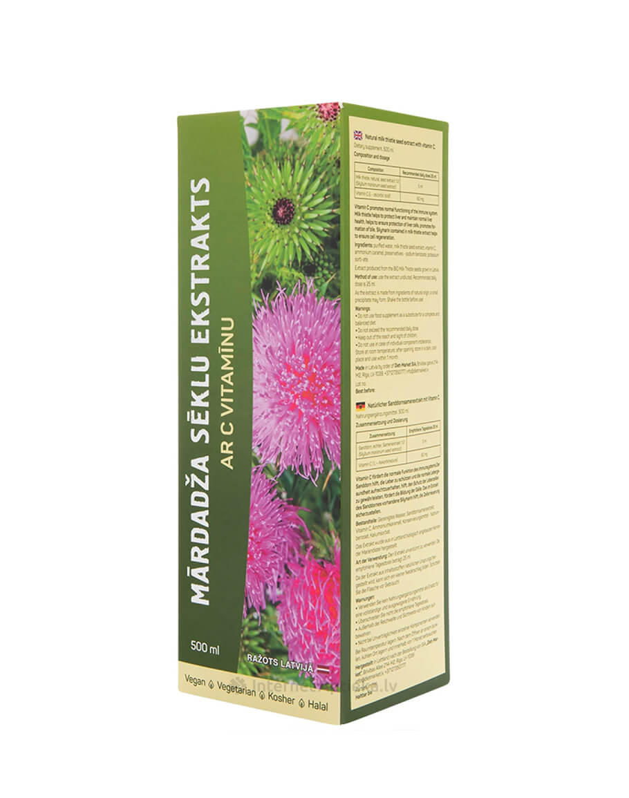 MĀRDAŽA SĒKLU EKSTRAKTS, 500ml