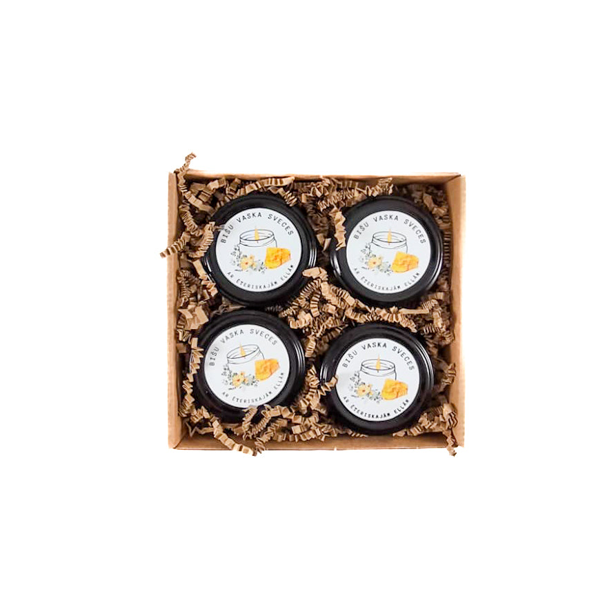 BIŠU VASKA SVEČU KOMPLEKTS