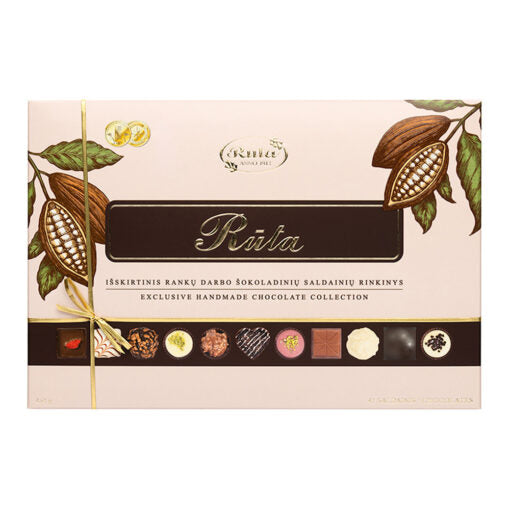 ŠOKOLĀDES KONFEKŠU IZLASE "RŪTA" 450g