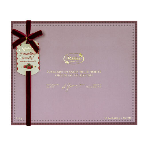 ŠOKOLĀDES KONFEKSU IZLASE ''GARŠU LEĢENDAS KOPŠ 1913'', 225g