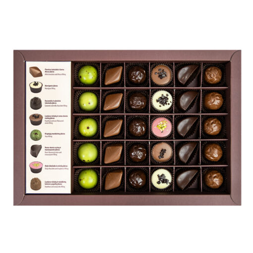 ŠOKOLĀDES KONFEKSU IZLASE ''GARŠU LEĢENDAS KOPŠ 1913'', 295g