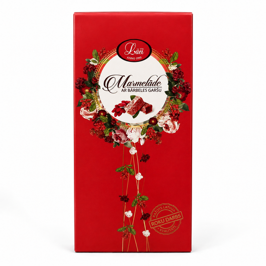 MARMELĀDE AR BĀRBELES GARŠU, 180g