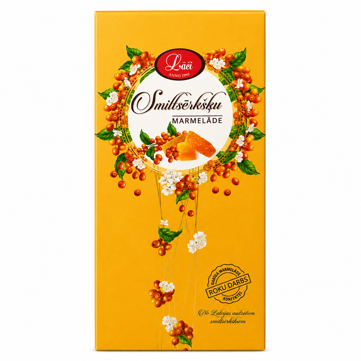 MARMELĀDE AR SMILTSĒRKŠĶU GARŠU, 180g