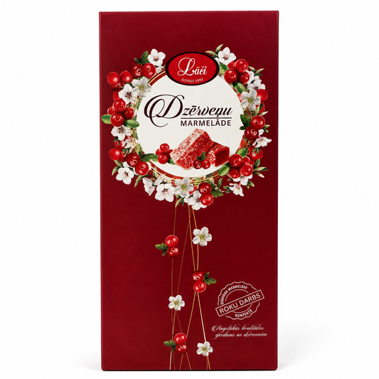MARMELĀDE AR DZĒRVEŅU GARŠU, 180g