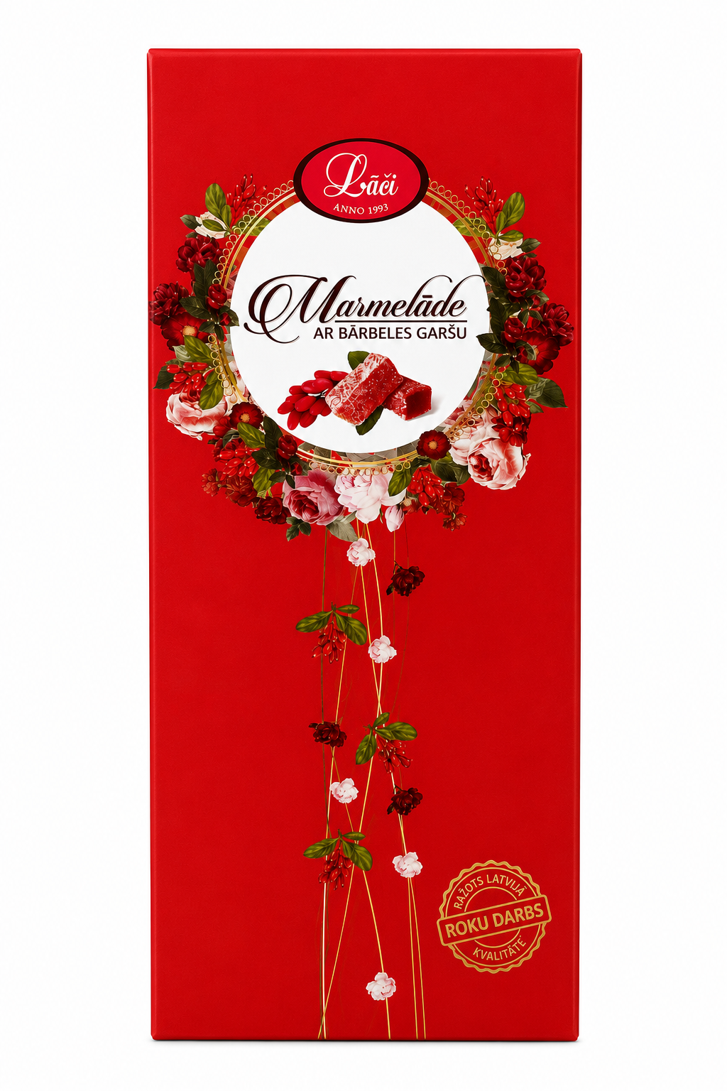 MARMELĀDE AR BĀRBELES GARŠU, 180g