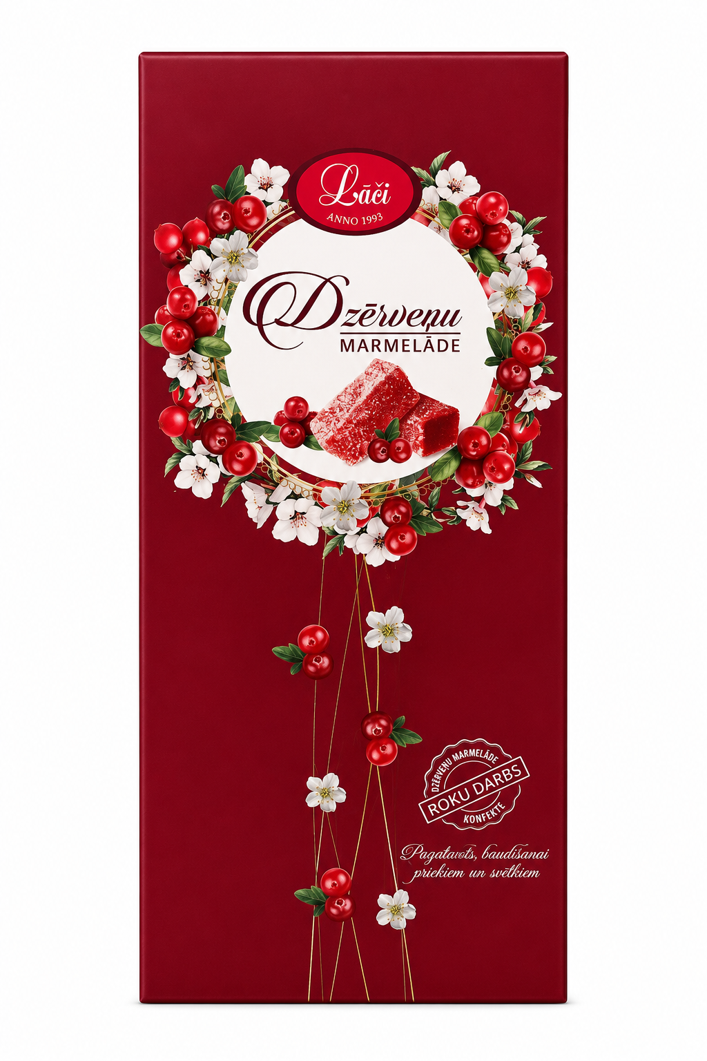 MARMELĀDE AR DZĒRVEŅU GARŠU, 180g