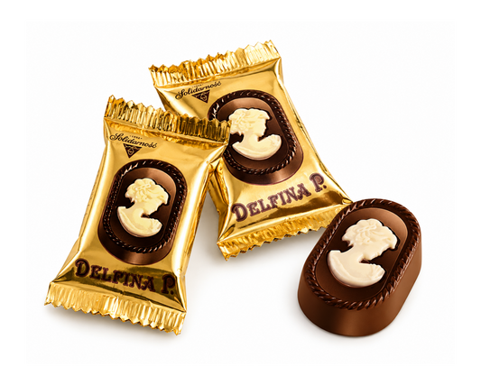 ŠOKOLĀDES KONFEKTES "DELFINA P." 20g
