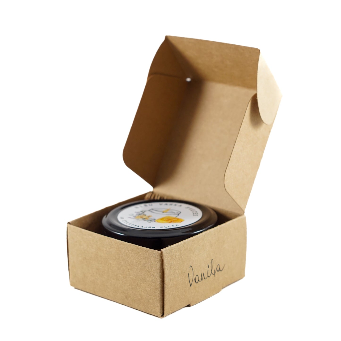 BIŠU VASKA SVECE AR ĒTERISKĀM EĻĻAM KASTĪTĒ