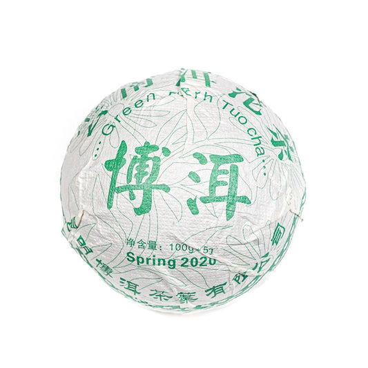 PU ERH SHENG TĒJAS LIGZDA, 100g (2020.g. raža)