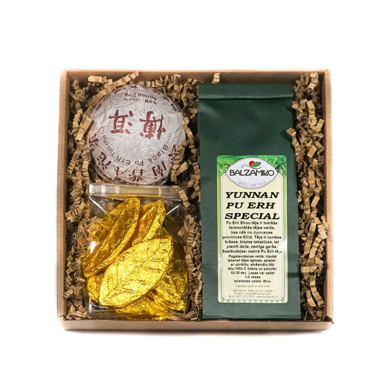 PU ERH TĒJU IZLASE ''GARŠAS, KAS IEDVESMO''