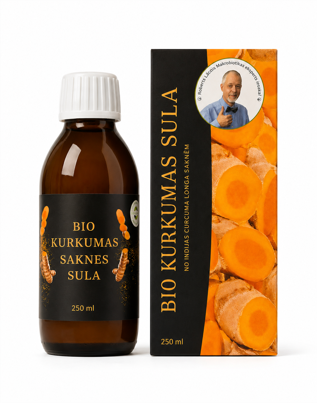 KURKUMAS SAKNES SULA BIO, 250ml