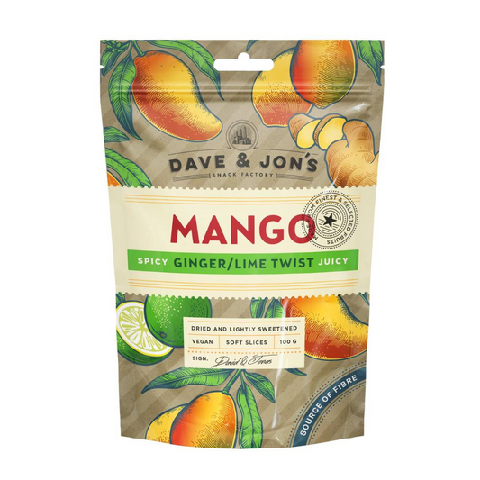 DAVE & JON'S MANGO GINGER/LIME TWIST, 100g