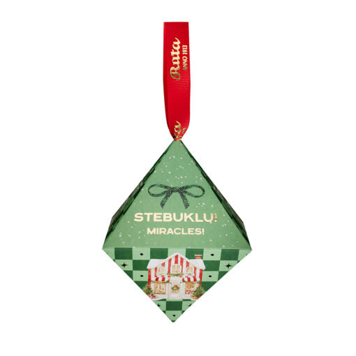 ŠOKOLĀDES MEDALJONI "ZIEMASSVĒTKU EGLĪTES ROTĀJUMS" 60g