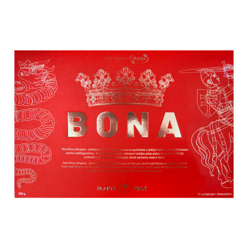 ŠOKOLĀDES KONFEKŠU IZLASE "BONA" 335g