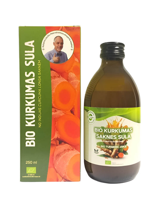 KURKUMAS SAKNES SULA BIO, 250 ML